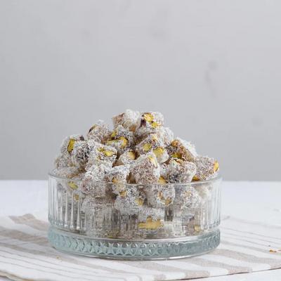 Antep Fıstıklı Hindistan Cevizli Kuş Lokumu 500 Gr