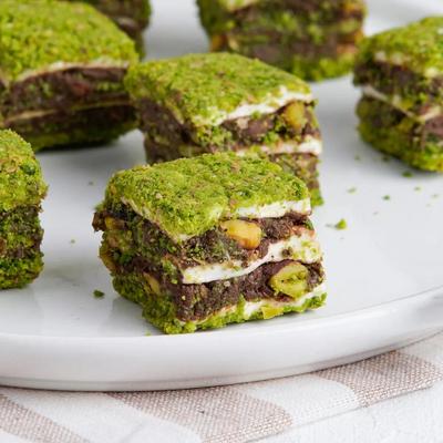 Paşa Lokumu Dilim Antep Fıstıklı 500 Gr